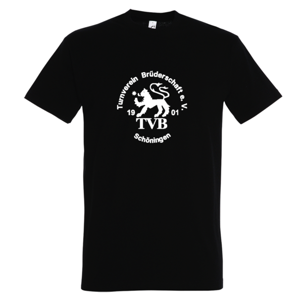 Herren T-Shirt schwarz mit Motiv "Logo weiss groß"